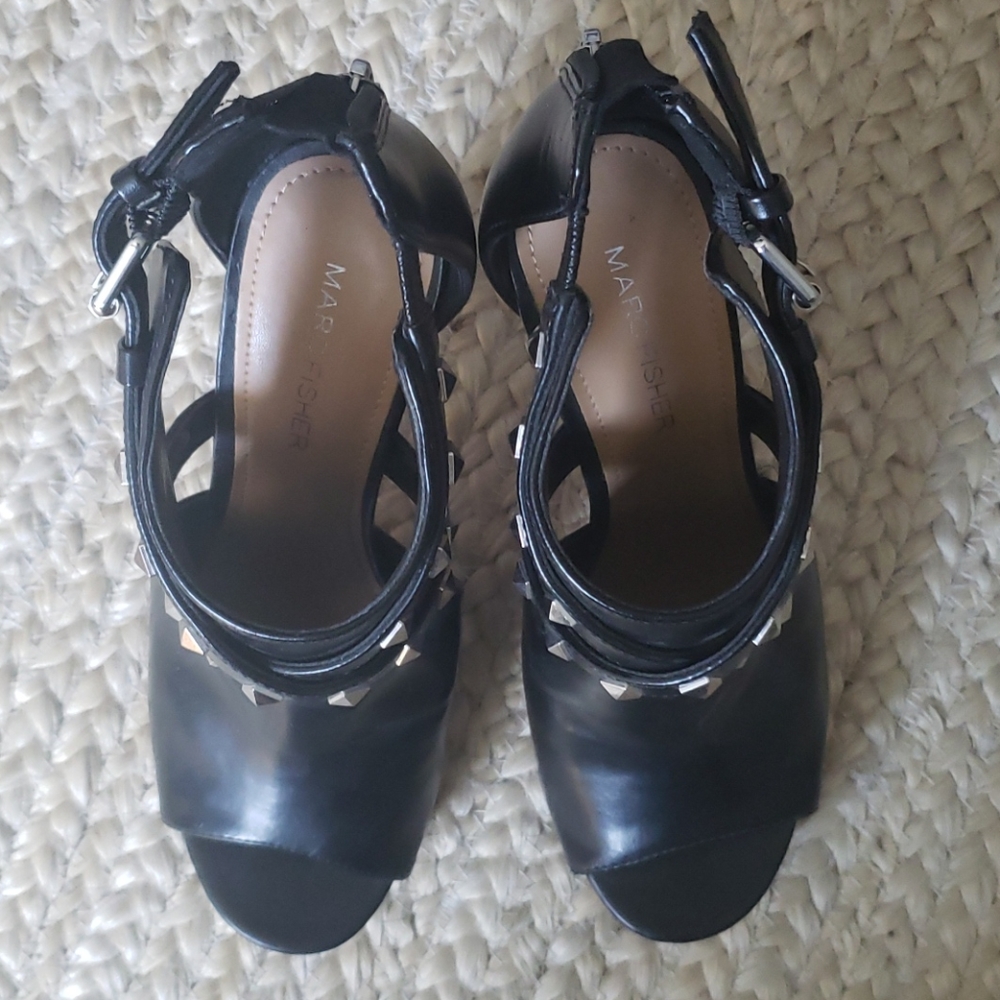 Marc Fisher Comfy Open Toe Booties - image 6